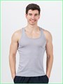 Майка мужская бельевая борцовка бесшовная Комплект 5 шт. Серый TSHRT_5_штук_серый